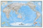 Svět - nástěnná politická mapa Classic Pacific 112 x 76 cm